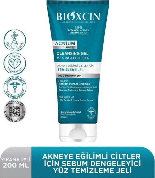 Acnium Sebum Dengeleyici Yüz Yıkama Jeli 200 Ml - Image 1