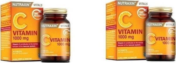 C Vitamin 1000 Mg 30 Tablet*2 Adet - Image 1