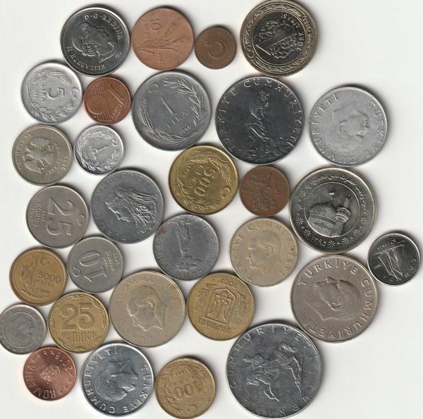 Escoines Koleksiyon 399636876d19753386 30Adet Madeni Koleksiyon Başlangıç seti Yerli/Yabancı Paralar - Image 1