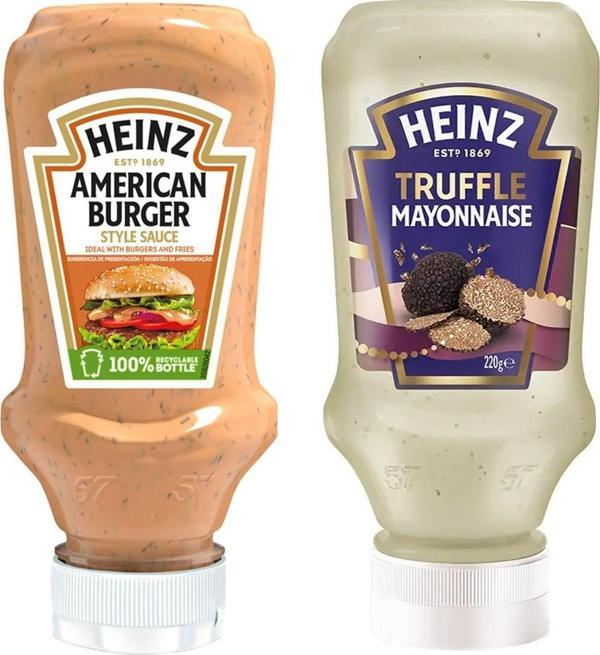 Heinz American Burger Sos 230 gr + Truffle Mayonez 220 gr 2 li Set - Image 1