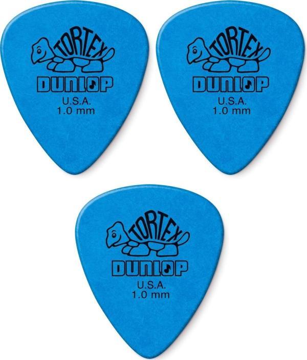 Jim Dunlop 418P1.0 Tortex Standard 3 Adet Gitar Penası 1 mm - Image 1