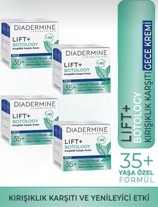  Lift+Botology Kırışıklık Karşıtı Gece Kremi 50 ml X 4 Adet - Image 1