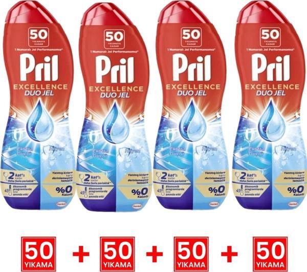 Excellence Duo 4 Adet Jel Hijyen 50 Yıkama, Güçlü Hijyen Temizliği - Image 1