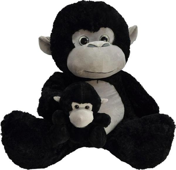 Peluş Yavrulu Goril 70 cm 62930 - Image 1