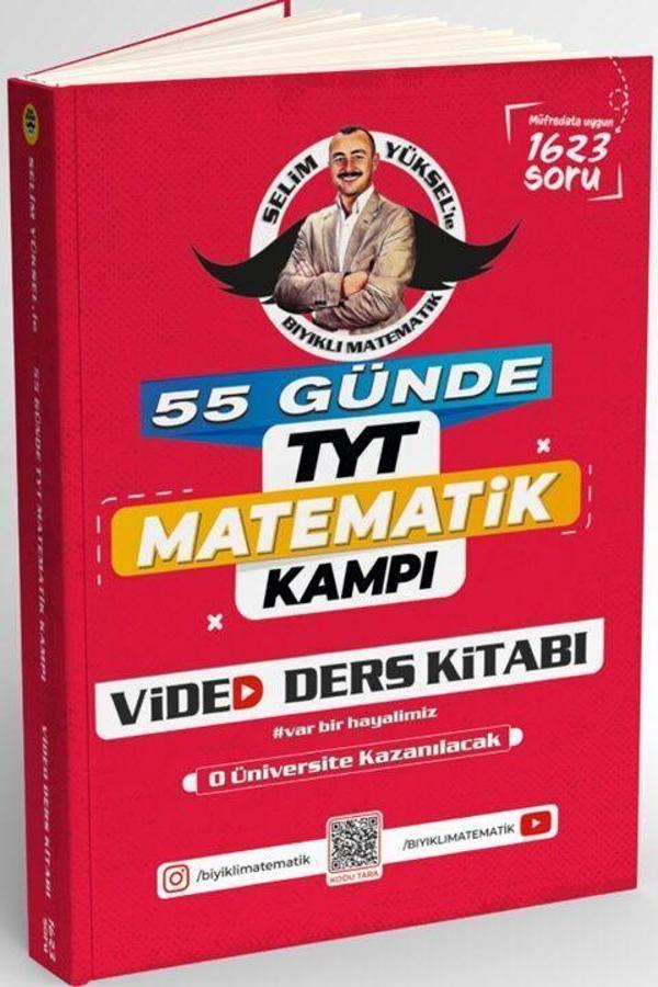 Bıyıklı Matematik TYT Matematik Kampı 55 Günde Video Ders Kitabı - Bıyıklı Matematik Yayınları - Image 1