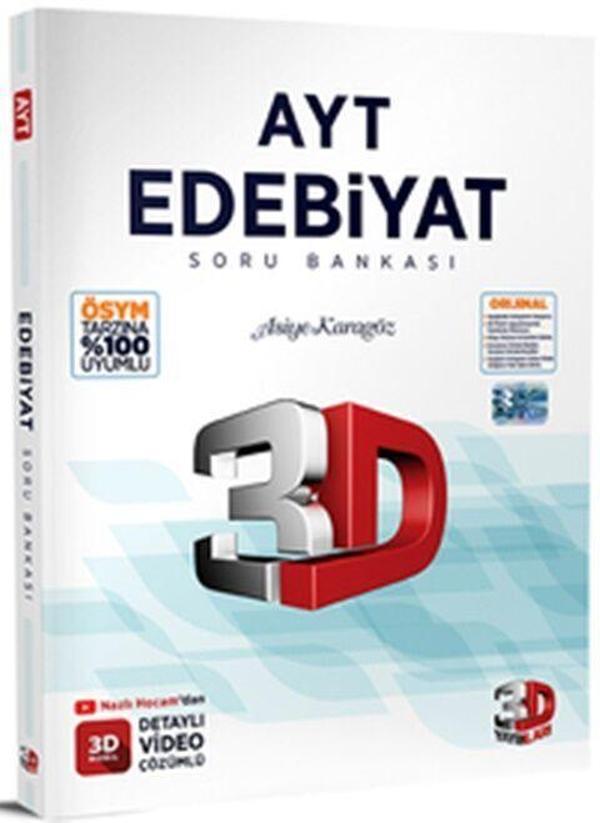 3D Yayınları  AYT Edebiyat Soru Bankası - 3D Yayınları - Image 1