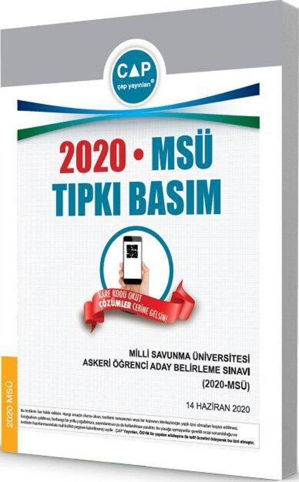Çap Yayınları Üniversiteye Hazırlık MSÜ 2020 Tıpkı Basım - Çap Yayınları - Image 1