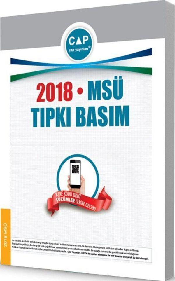 Çap Yayınları Üniversiteye Hazırlık MSÜ 2018 Tıpkı Basım - Çap Yayınları - Image 1