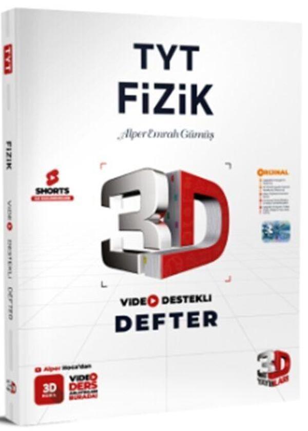 3D Yayınları TYT Fizik Video Destekli Defter - 3D Yayınları - Image 1