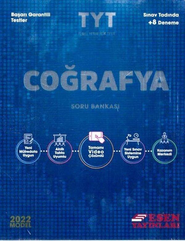 Esen Yayınları 2022 TYT Coğrafya Soru Bankası - Esen Yayınları - Image 1