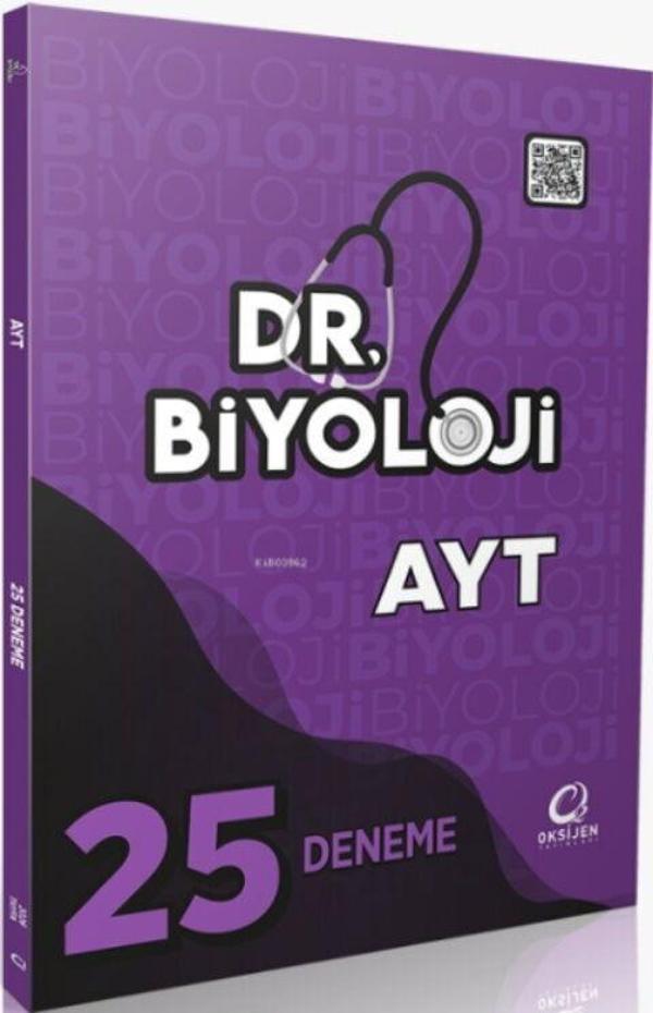 Oksijen Yayınları AYT DR. Biyoloji 25 Deneme - Oksijen Yayınları - Image 1