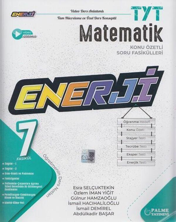 Palme Yayınları TYT Matematik Enerji Konu Özetli Soru Fasikülleri - Palme Yayınları - Image 1