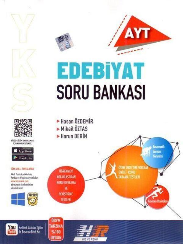 Hız ve Renk AYT Edebiyat Soru Bankası - Hız ve Renk Yayınları - Image 1