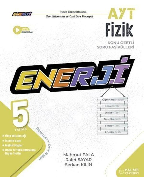 Palme Yayınları AYT Enerji Fizik Konu Özetli Soru Fasikülleri - Palme Yayınları - Image 1