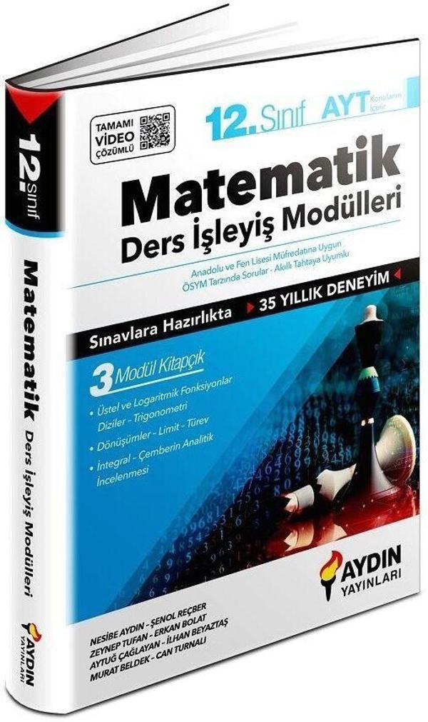 Aydın Yayınları AYT 12. Sınıf Matematik Ders İşleyiş Modülleri - Aydın Yayınları - Image 1