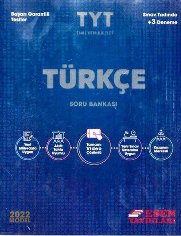 Esen Yayınları 2022 TYT Türkçe Soru Bankası - Esen Yayınları - Image 1