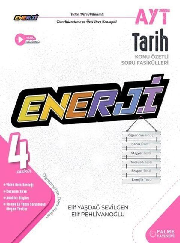 Palme Yayınları AYT Enerji Tarih Konu Özetli Soru Fasikülleri - Palme Yayınları - Image 1