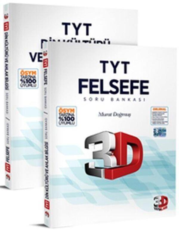 3D Yayınları TYT Felsefe ve Din Kültürü ve Ahlak Bilgisi Soru Bankası - 3D Yayınları - Image 1