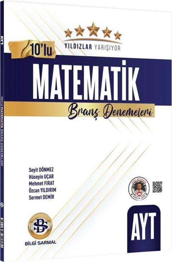 Bilgi Sarmal AYT Matematik Yıldızlar Yarışıyor 10 lu Branş Denemesi - Bilgi Sarmal Yayınları - Image 1