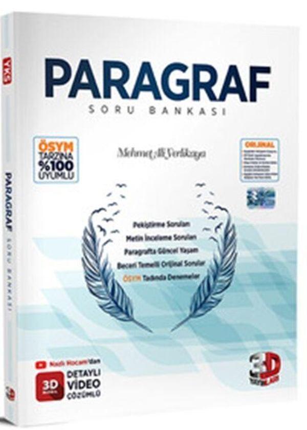 3D Yayınları Paragraf Soru Bankası - 3D Yayınları - Image 1
