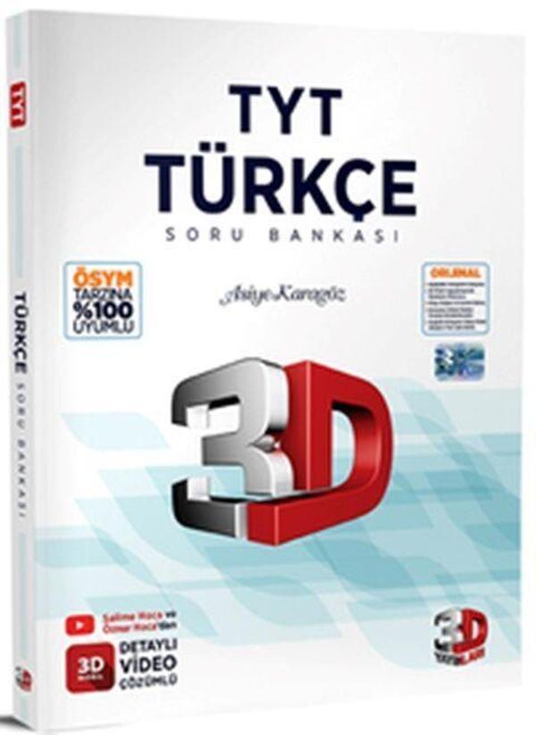 3D Yayınları TYT Türkçe Soru Bankası - 3D Yayınları - Image 1