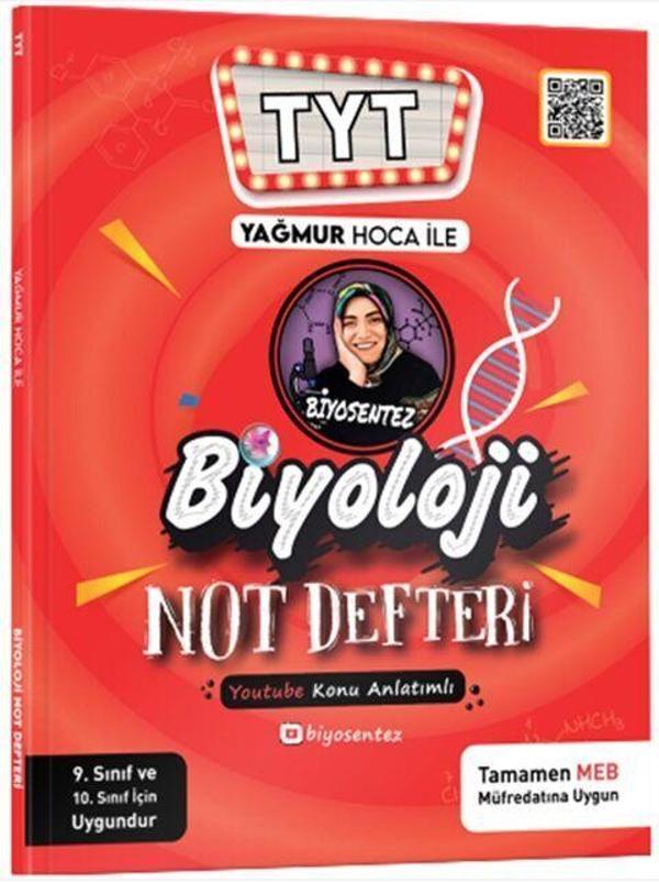 KR Akademi Yağmur Hoca ile TYT Biyosentez Biyoloji Not Defteri Tamamı El Yazılı - KR Akademi - Image 1