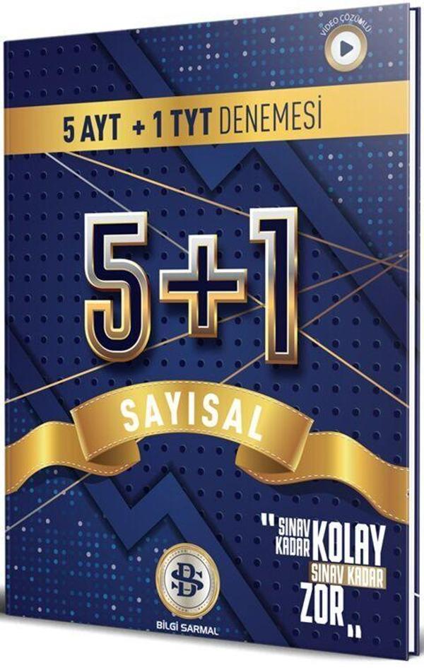 Bilgi Sarmal TYT AYT Sayısal 5 + 1 Denemesi - Bilgi Sarmal Yayınları - Image 1