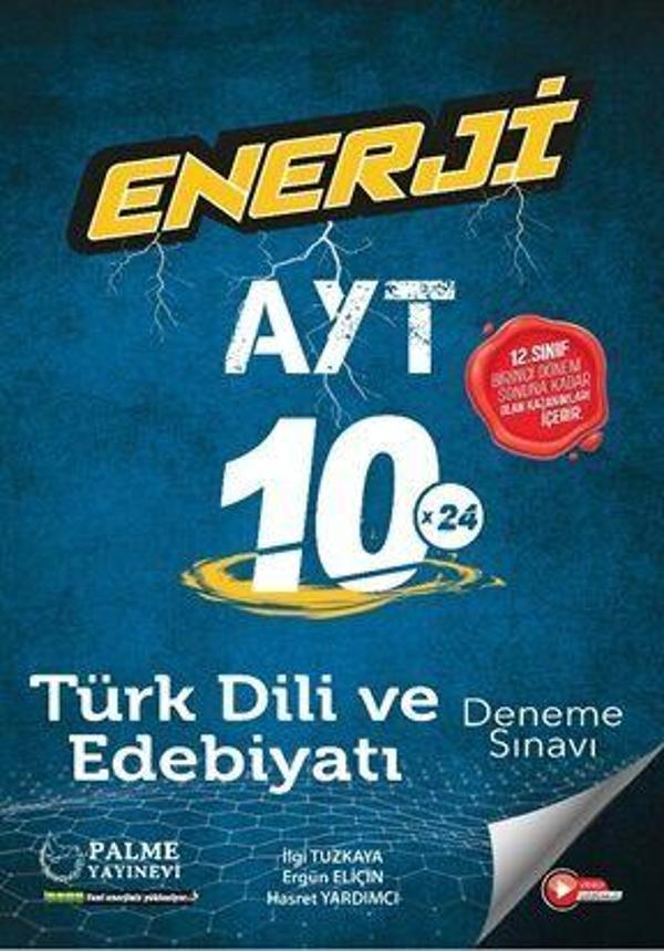 Palme Yayınları AYT Türk Dili ve Edebiyatı Enerji 10 Deneme Sınavı - Palme Yayınları - Image 1