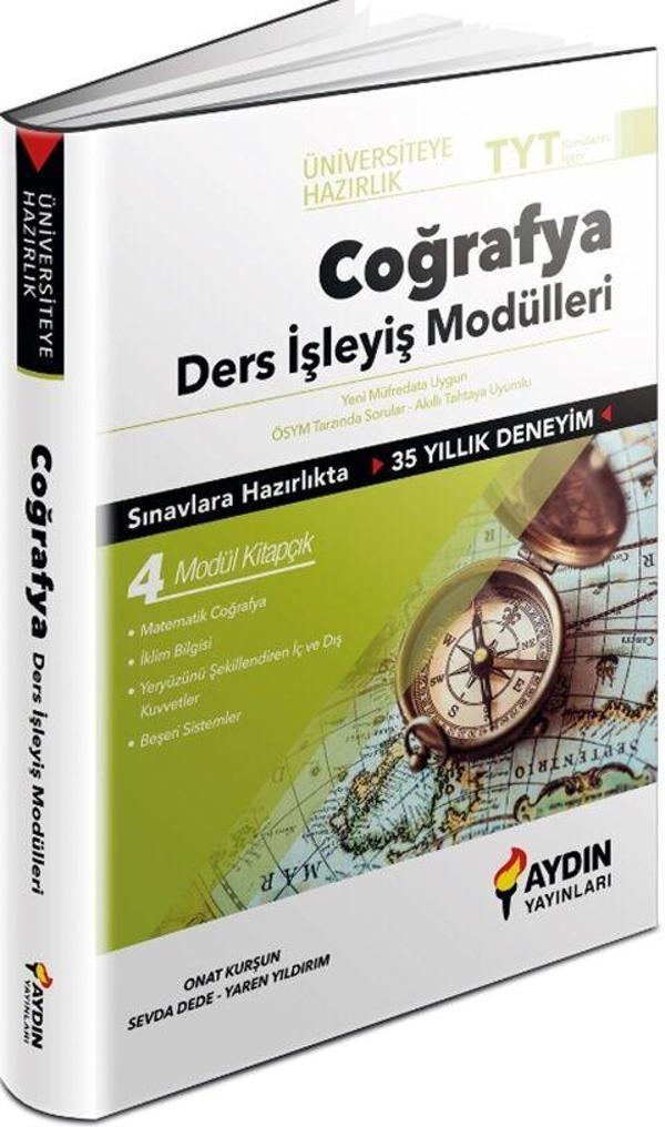 Aydın Yayınları TYT Coğrafya Üniversiteye Hazırlık Ders İşleyiş Modülleri - Aydın Yayınları - Image 1
