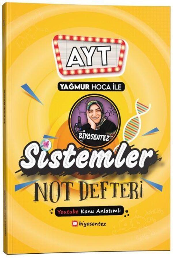KR Akademi Yağmur Hoca ile AYT Biyosentez Sistemler Not Defteri Tamamı El Yazılı - KR Akademi - Image 1