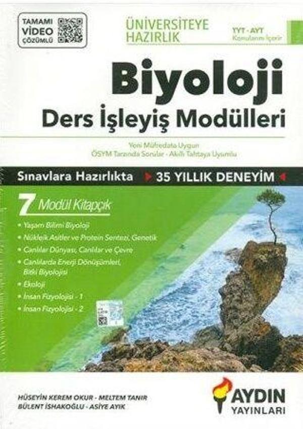 Aydın Yayınları TYT AYT Biyoloji Ders İşleyiş Modülleri - Aydın Yayınları - Image 1