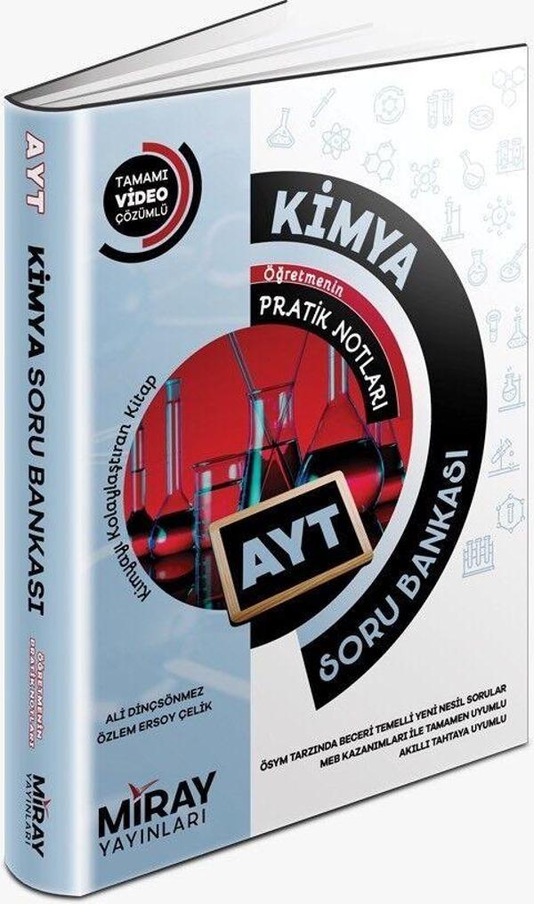 Miray Yayınları AYT Kimya Tamamı Video Çözümlü Soru Bankası - Miray Yayınları - Image 1