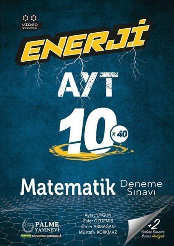 Palme Yayınları AYT Matematik Enerji 10 Deneme - Palme Yayınları - Image 1