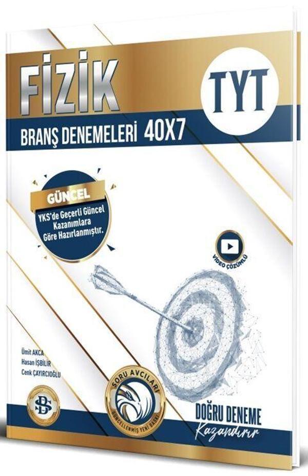 Bilgi Sarmal Yayınları TYT Fizik 40 x 7 Branş Denemeleri - Bilgi Sarmal Yayınları - Image 1