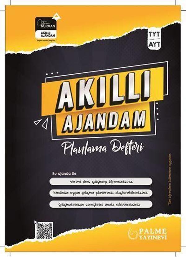 Palme Yayınları TYT AYT Akıllı Ajandam Planlama Defteri - Palme Yayınları - Image 1