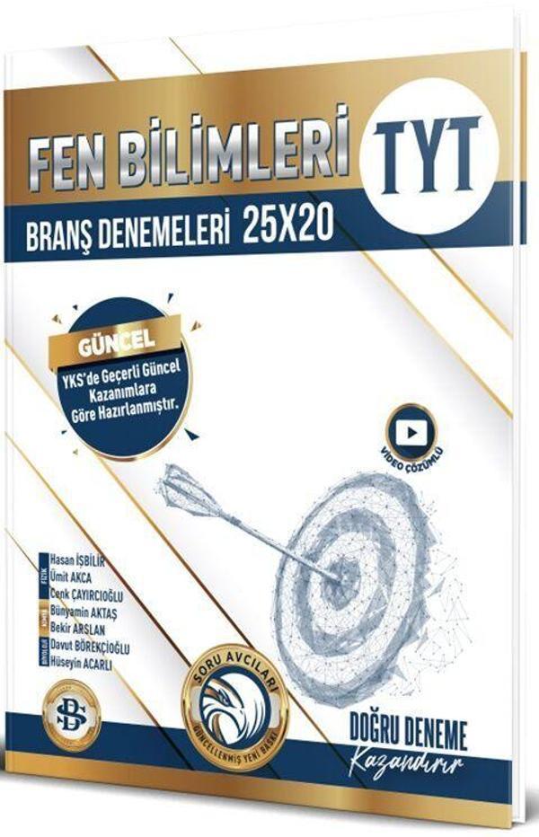 Bilgi Sarmal Yayınları TYT Fen Bilimleri 25 x 20 Branş Denemeleri - Bilgi Sarmal Yayınları - Image 1