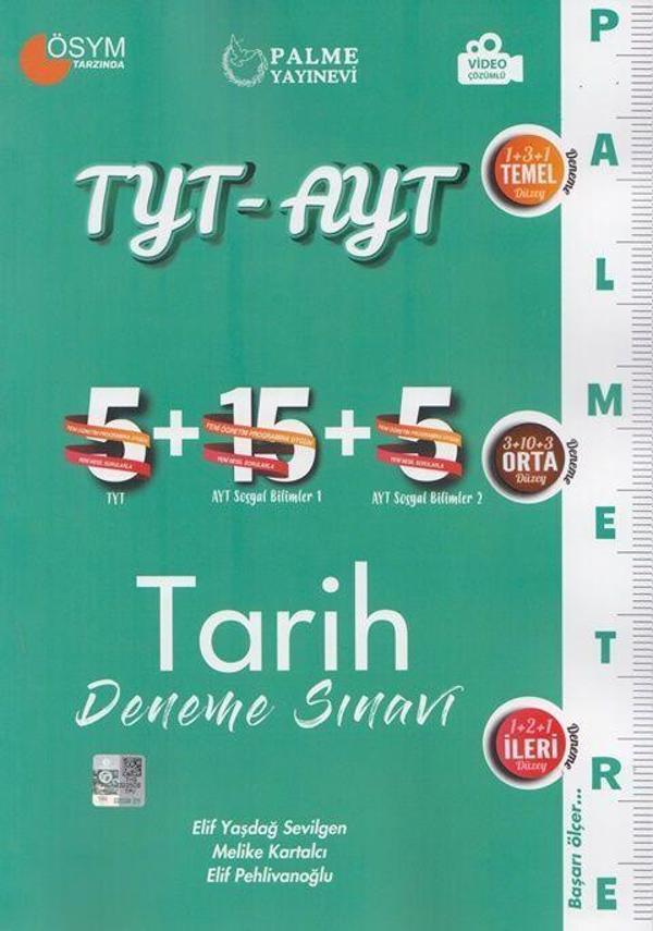 Palme Yayınları TYT AYT Tarih Deneme Sınavı - Palme Yayınları - Image 1