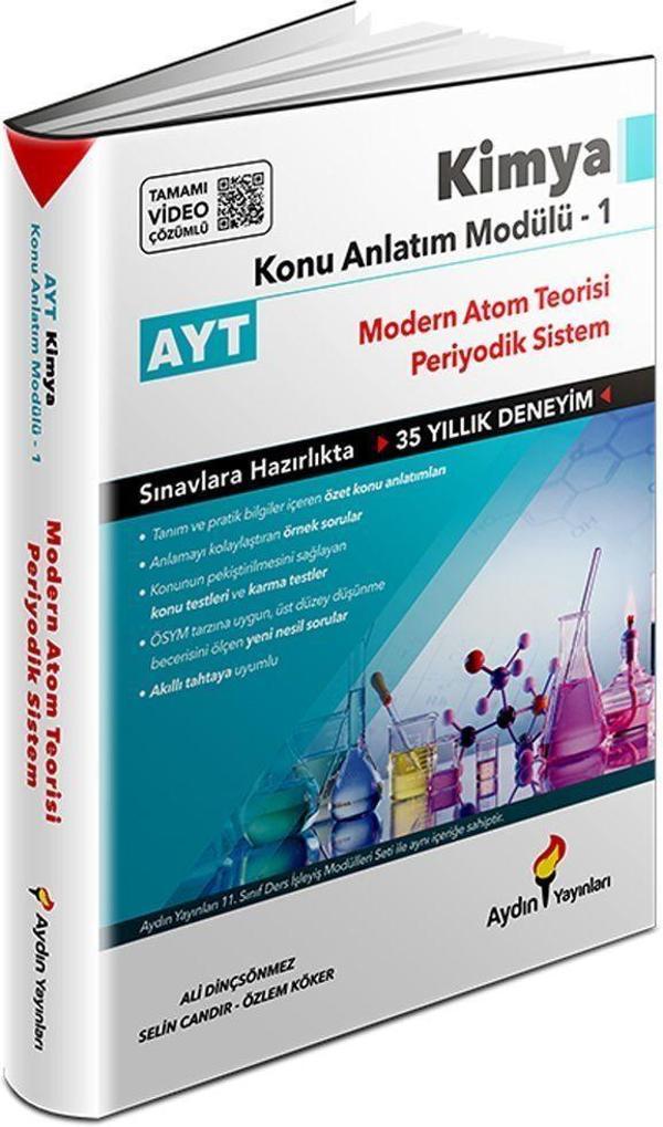 Aydın Yayınları AYT Kimya Konu Anlatım Modülü 1 - Aydın Yayınları - Image 1