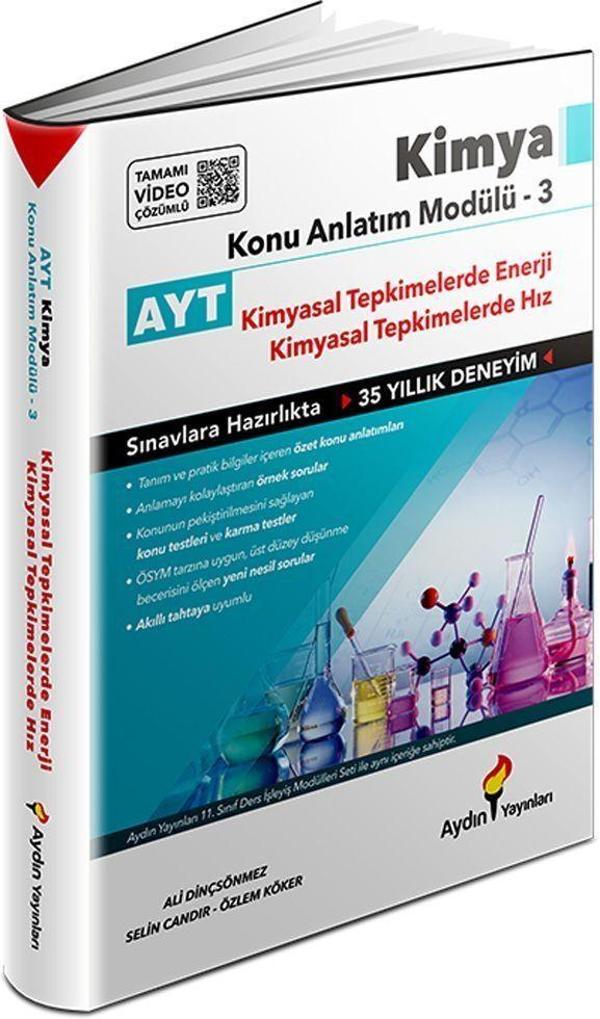 Aydın Yayınları AYT Kimya Konu Anlatım Modülü 3 - Aydın Yayınları - Image 1