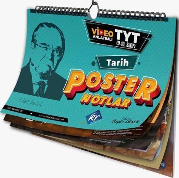 KR Akademi Yayınları TYT Tarih Poster Notlar - KR Akademi - Image 1
