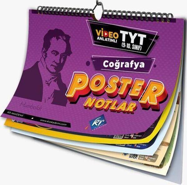 KR Akademi TYT Coğrafya Poster Notlar - KR Akademi - Image 1