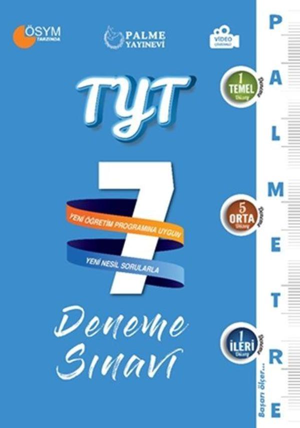 Palme Yayınları TYT Palmetre Serisi 7 Deneme Sınavı - Palme Yayınları - Image 1