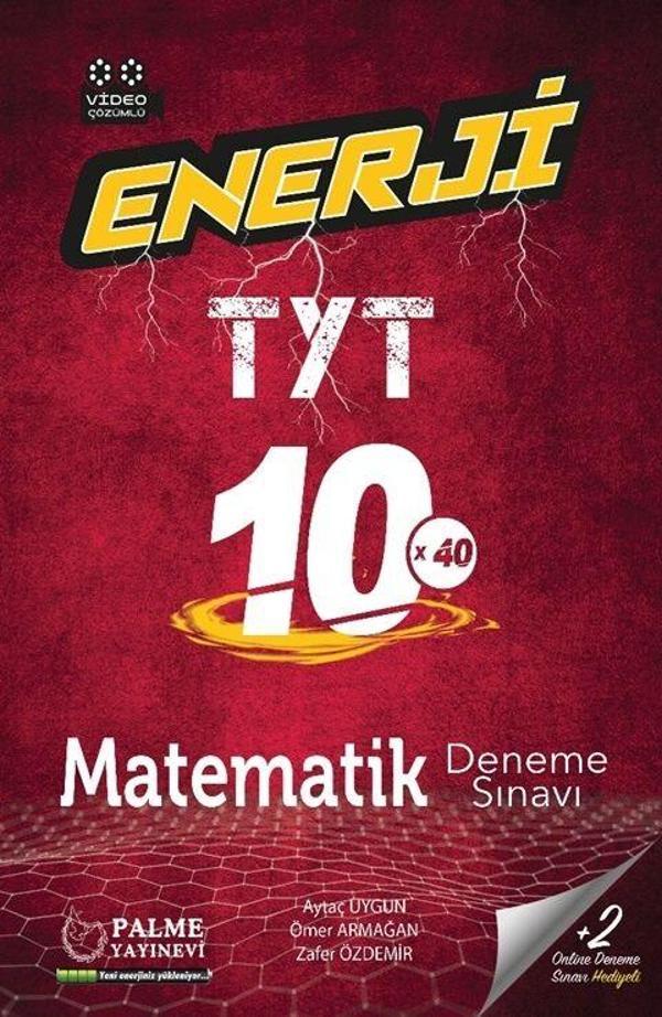 Palme Yayınları TYT Matematik Enerji 10 Deneme Sınavı - Palme Yayınları - Image 1