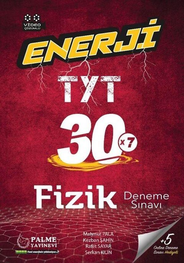 Palme Yayınları TYT Fizik Enerji 30 Deneme Sınavı - Palme Yayınları - Image 1