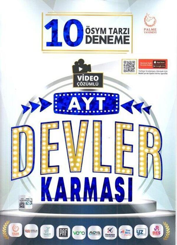 Palme Yayınları AYT Devler Karması 10 Deneme - Palme Yayınları - Image 1