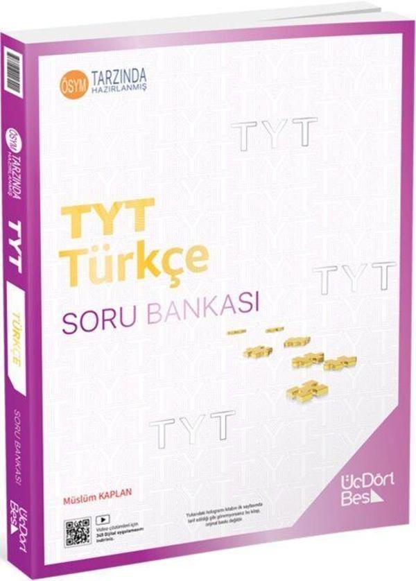 ÜçDörtBeş Yayınları TYT Türkçe Soru Bankası - Üç Dört Beş Yayınları - Image 1