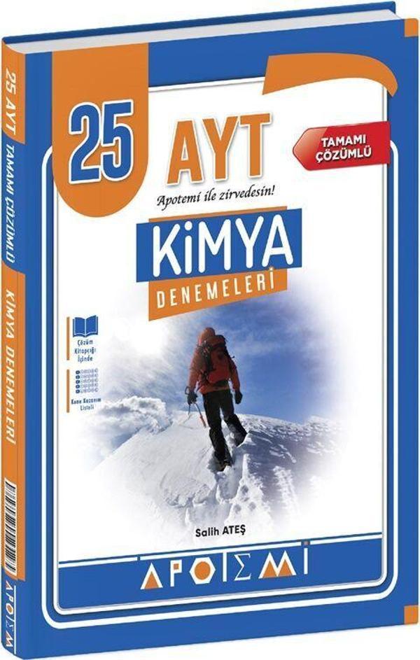 Apotemi Yayınları AYT Kimya 25 li Deneme - Apotemi Yayınları - Image 1