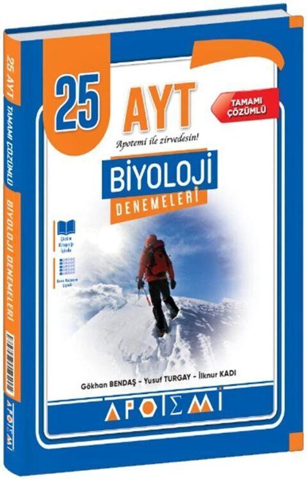 Apotemi Yayınları AYT Biyoloji 25 li Deneme - Apotemi Yayınları - Image 1