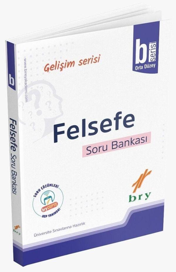 Birey Yayınları Felsefe B Serisi Orta Düzey Video Çözümlü Soru Bankası - Birey Yayınları - Image 1