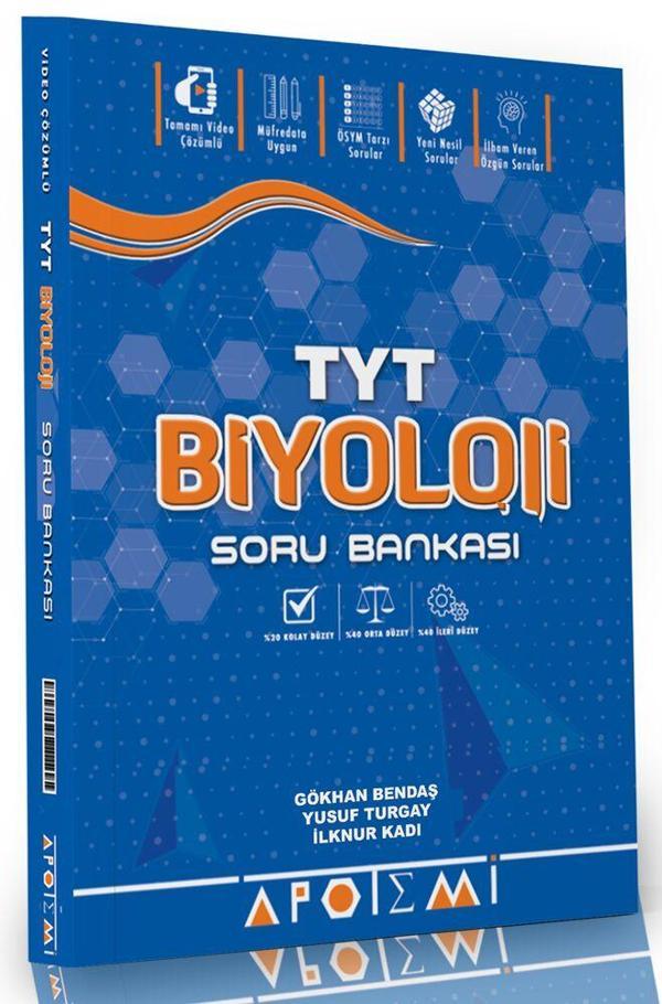 Apotemi Yayınları TYT Biyoloji Soru Bankası - Apotemi Yayınları - Image 1